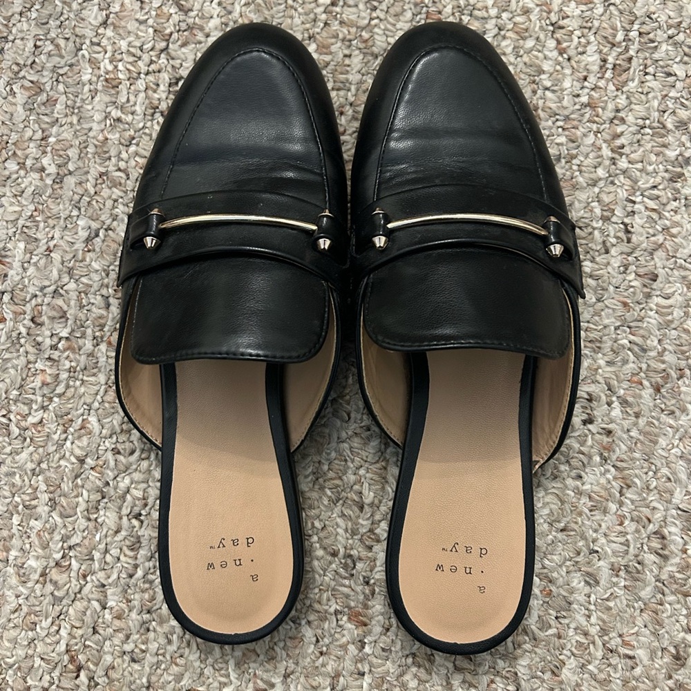 Black Slip-On Loafers